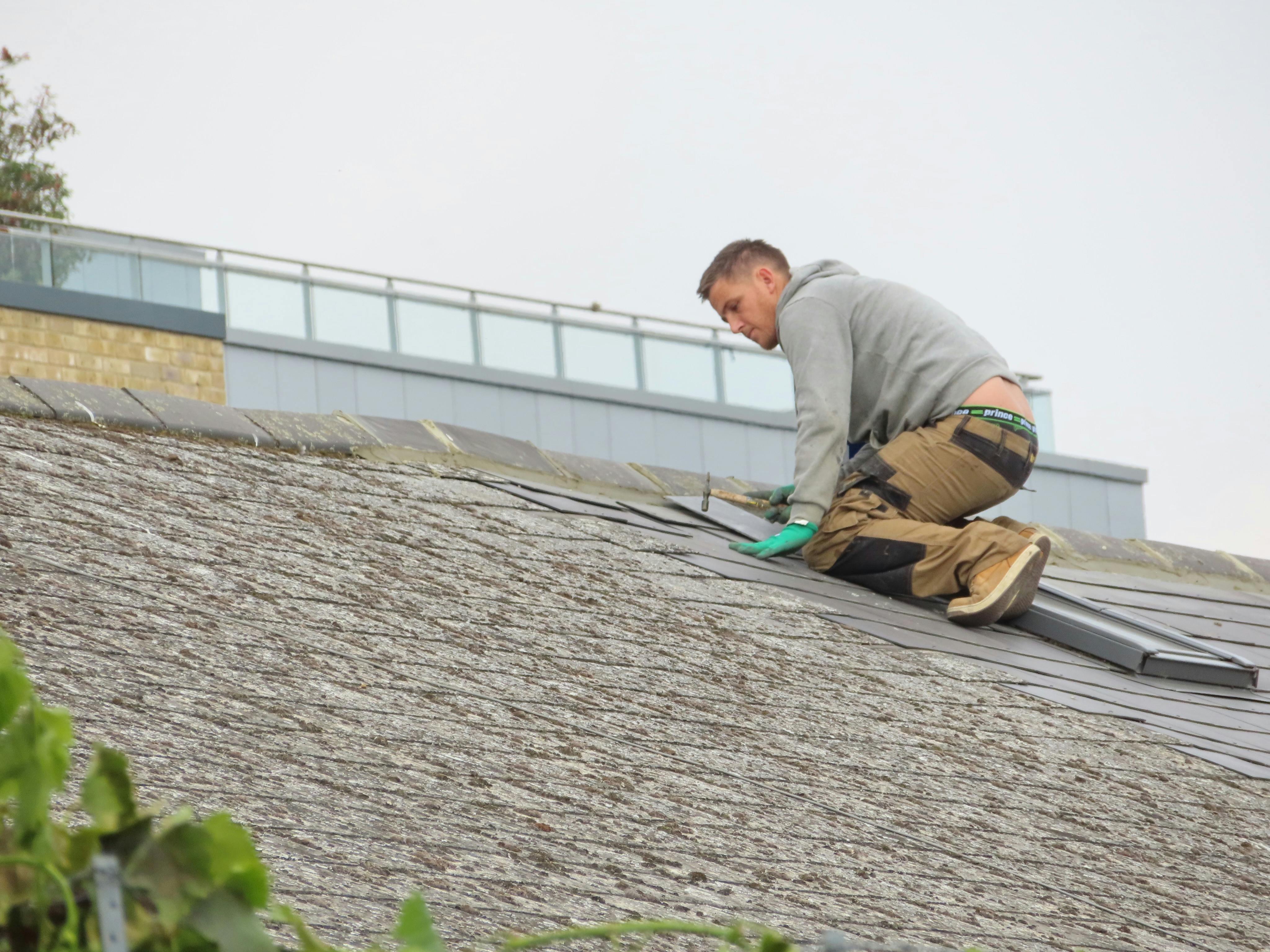 Roof replacement project